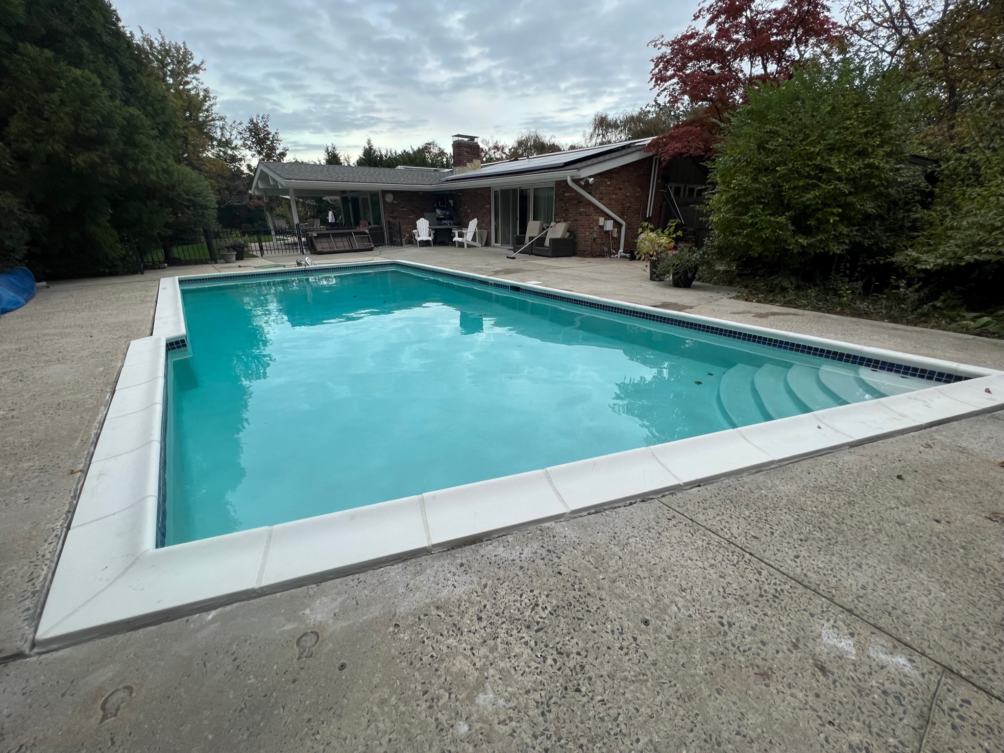 ASP pool installation project in progress in Westchester County