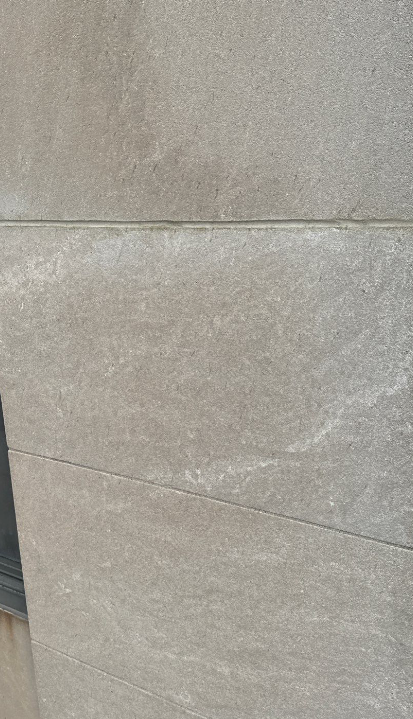 Restored mortar joints on the Wisconsin Tower Condominiums after RSI's expert tuckpointing repair